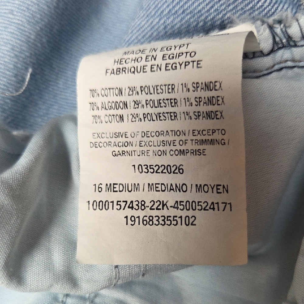 Lee High-Rise Women's Light Blue Denim Stretch Jeans Size 16M - Picture 5 of 7